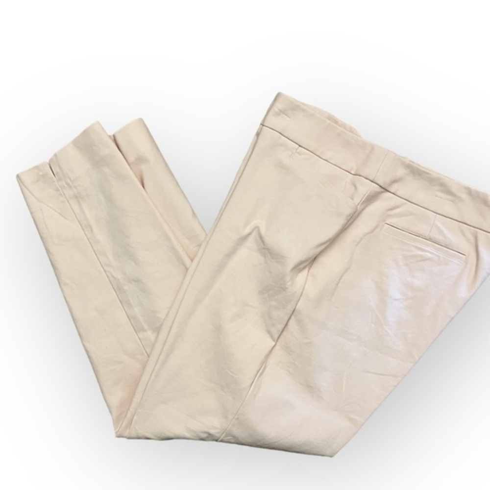 Talbots Soft Pastel Color of the Year Peach Fuzz Crop Pants